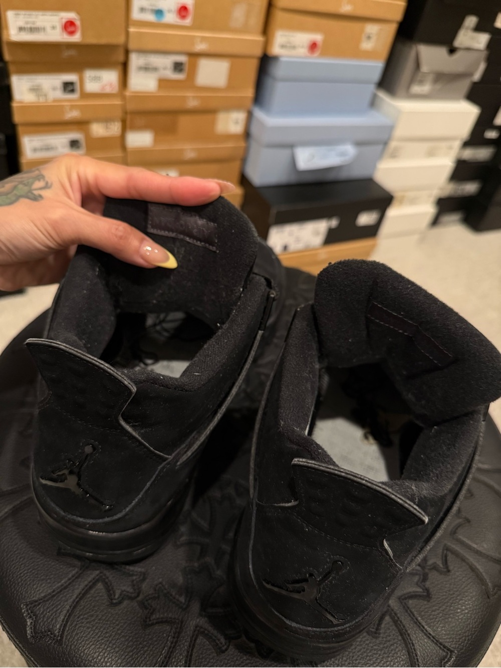 Nike Air Jordan 4 Retro "Black Cat" - Picture 6 of 6